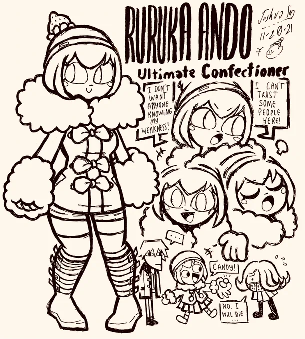 Ruruka Ando Doodles
#danganronpa #rurukaando 