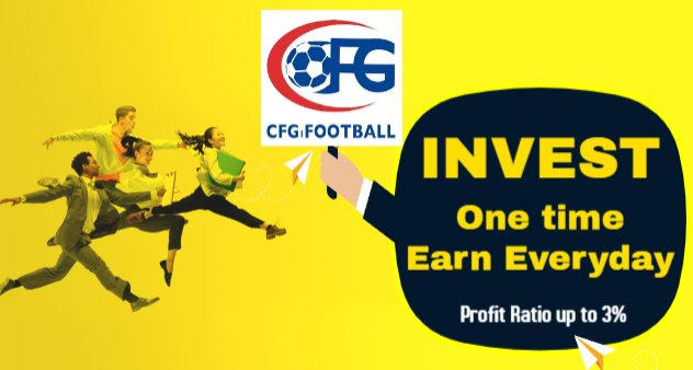 Jasmine16327800's tweet photo. CFG is the only platform where you can continue to increase your money on a daily basis.
Start investing in CFG today for a better future. 

#CFG #investment #online #Job #profit #affiliatemarketing #stockoptions #growbusiness #bigincome #dreams #richlife https://t.co/SDlIsGSUVA