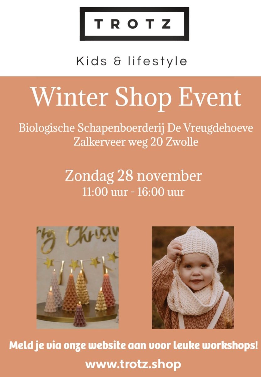 Volgende week bij <a href="/DeVreugdehoeve/">De Vreugdehoeve</a> , een leuk event en wij zijn er bij! Onze eerste (en enige) markt dit jaar. #markt #shopevent #zwolle