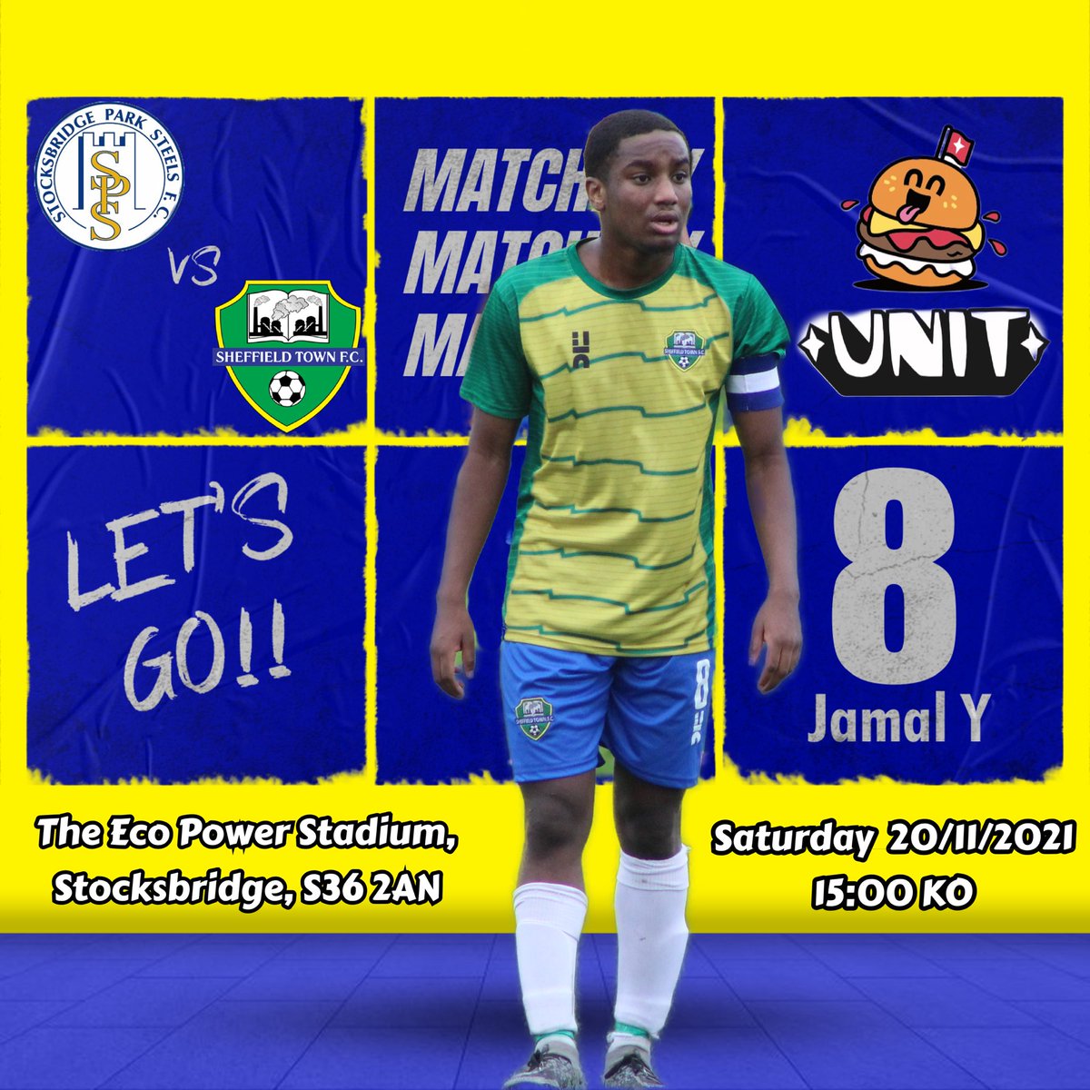 SheffieldTownFC's tweet image. MATCHDAY 

Our First team side will travel today to  @parksteelsfc 

🆚 @Sps_Revs 
🏆 @CountySeniorFL 
🗓  Saturday 20th November 
🕑  15:00 KO 
🏟  The Eco Power Stadium, S36 2AN

#WeAreSheffield #STFC