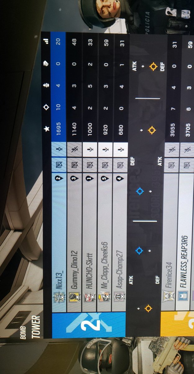 Nixx13_'s tweet photo. 11/20
A loss but 10 kills 👀
#RainbowSixSiege #Ubisoft https://t.co/t0oLuxZArd