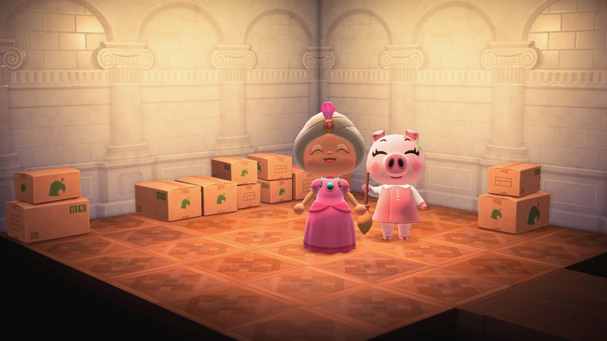 babu_sans's tweet photo. gala in boxes! anyone wanting to adopt?? today only dm for dodo code!! #dodocode #AnimalCrossing #ACNH #NintendoSwitch https://t.co/qyWv940Fve