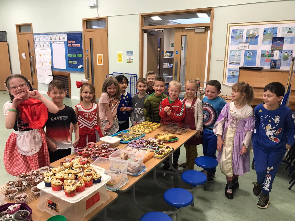 TroonSchool's tweet photo. Over £290 raised for Children In Need! 
Well done Team Troon! 💛💙💛 https://t.co/x8urB7BT3h