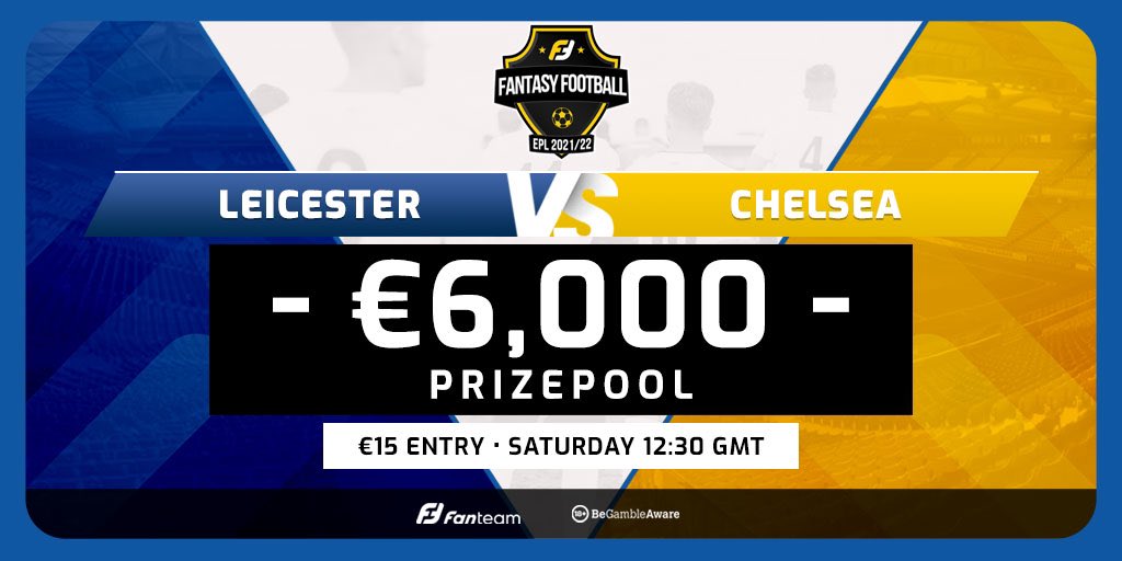 FanTeamOfficial's tweet photo. 🎟 TWITTER COMPETITION 🎟

Win one of 5️⃣ FREE entries to todays €50,000 #FPL Weekly Monster on https://t.co/BEkW6C5hJi

𝗧𝗢 𝗘𝗡𝗧𝗘𝗥

1⃣ PREDICT the 𝗙𝗜𝗥𝗦𝗧 𝗚𝗢𝗔𝗟𝗦𝗖𝗢𝗥𝗘𝗥 in today’s Leicester vs Chelsea game.

2⃣ 𝗥𝗧 &amp; FOLLOW @FanTeamOfficial

#FanTeam100K #FPL #PL https://t.co/nnRZRMrRSh