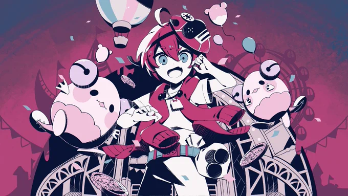 かいりきベアさんの楽曲『カーニバルハッピー』のイラストを制作させていただきました🎪
サンリオさんの新プロジェクト、まいまいまいごえんとのタイアップ楽曲です。

▼まいまいまいごえん
https://t.co/fctMM2f6jM

▼ You Tube
https://t.co/eN4UsyaFjL

#まいまいまいごえん  #まいごえん図工部 