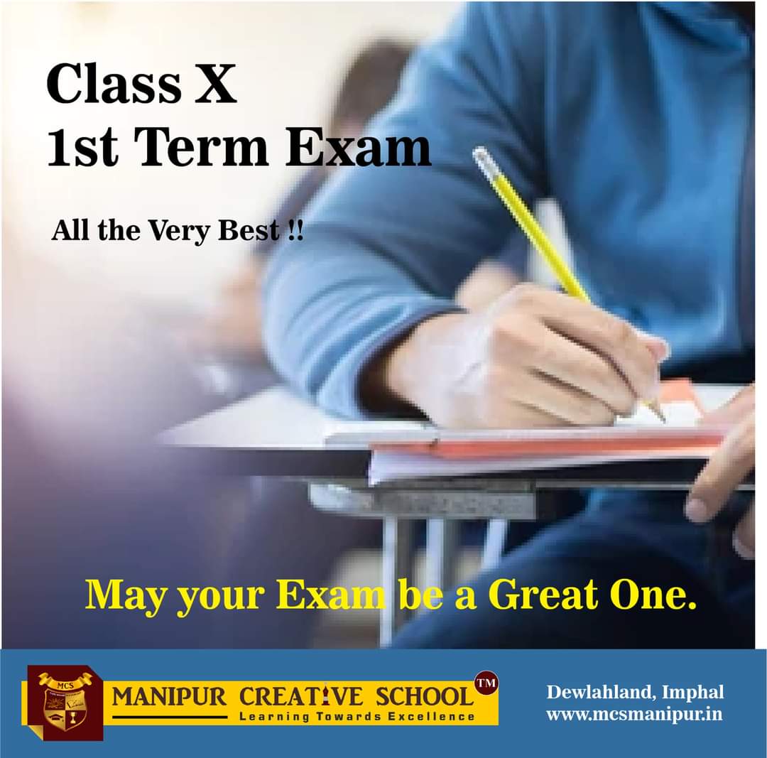 MdRaeesAhamed's tweet photo. D-Day of MCS Class X 1st Term Exam 2021 (CBSE). All the very Best and Good Luck to you all.
#MCSImphal #CBSE1stTermExam2021 https://t.co/vV2hKyy1FH