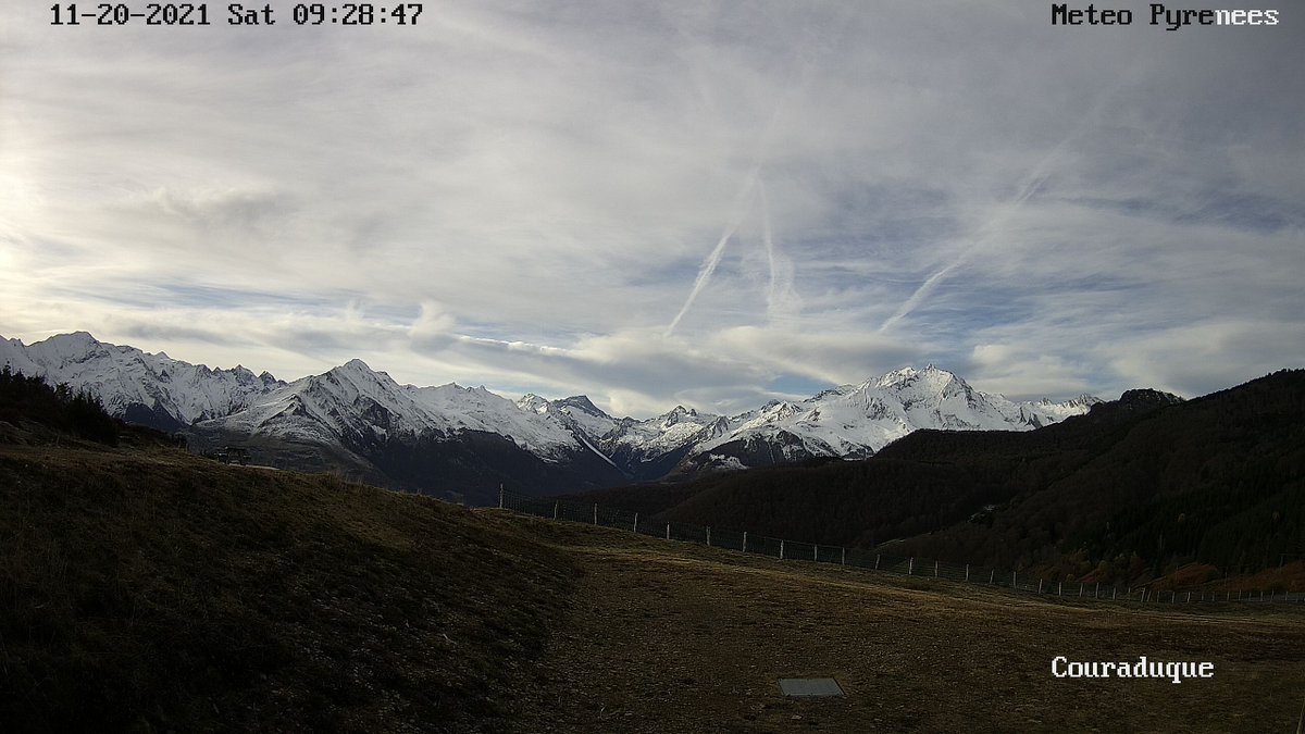 Meteo_Pyrenees's tweet photo. Nouvelle #webcam installée au #Couraduque dans les #Hautespyrenees. Dispo 24/24h ici https://t.co/BUlzjY0f9r https://t.co/nLf5PSH4Zl