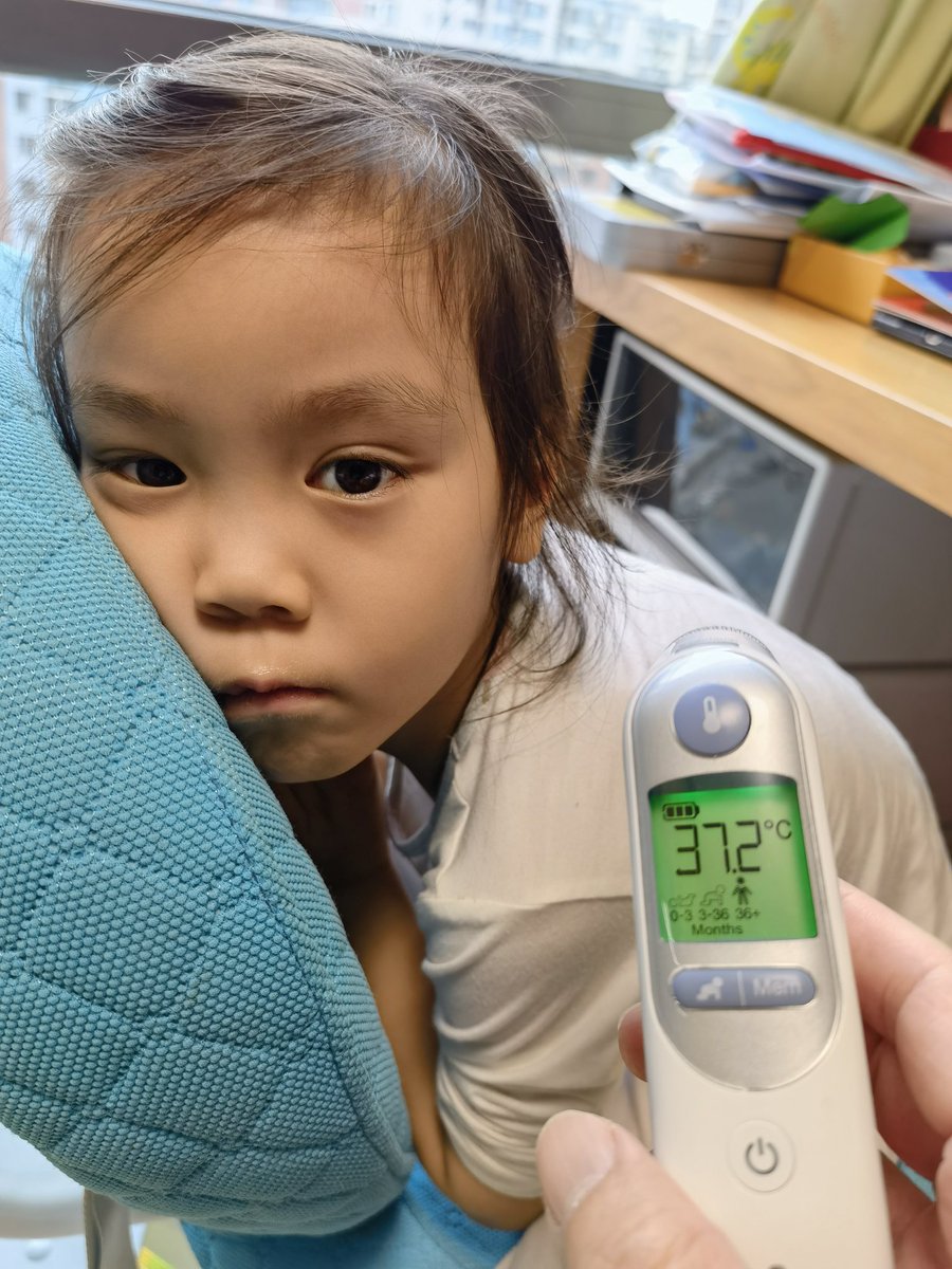 Finally..after 7 days of coughing and fever, we are back to normal!