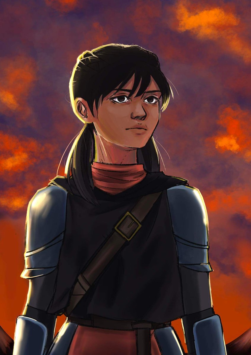 tardy_marty's tweet photo. Baaaaaam! Practicing with lightning and my oc. Hope you all like it too ;)

#OriginalCharacters #digitalart #Procreate #sunsets #characterconceptart #warriorgirl #fantasyart #digitalartwork https://t.co/JC4kYRKrUV