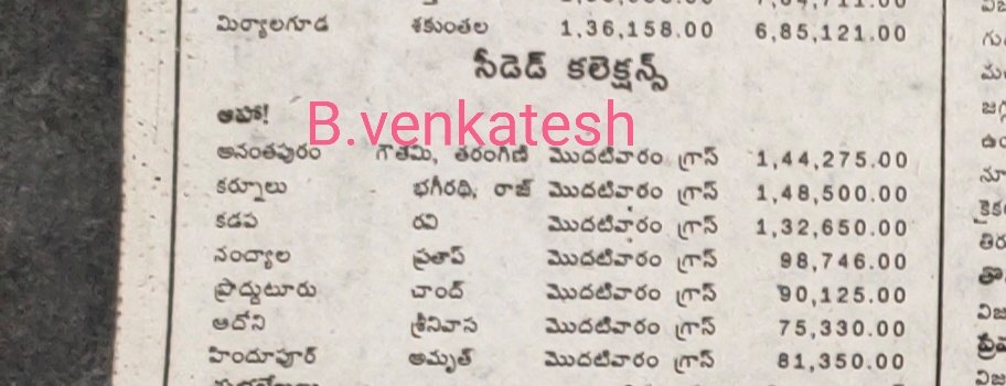 BVenkat86965312's tweet photo. 23 Years For @IamJagguBhai garu’s #Aahaa !!
@baraju_SuperHit
#Sanghavi @JSKapoor1234 #Raghuvaran @Suresh_Krissna @iamnagarjuna #VandemataramSrinivas
Collections scans
#23YearsForAahaa (20/11/1998) https://t.co/u8wJDxLoQW