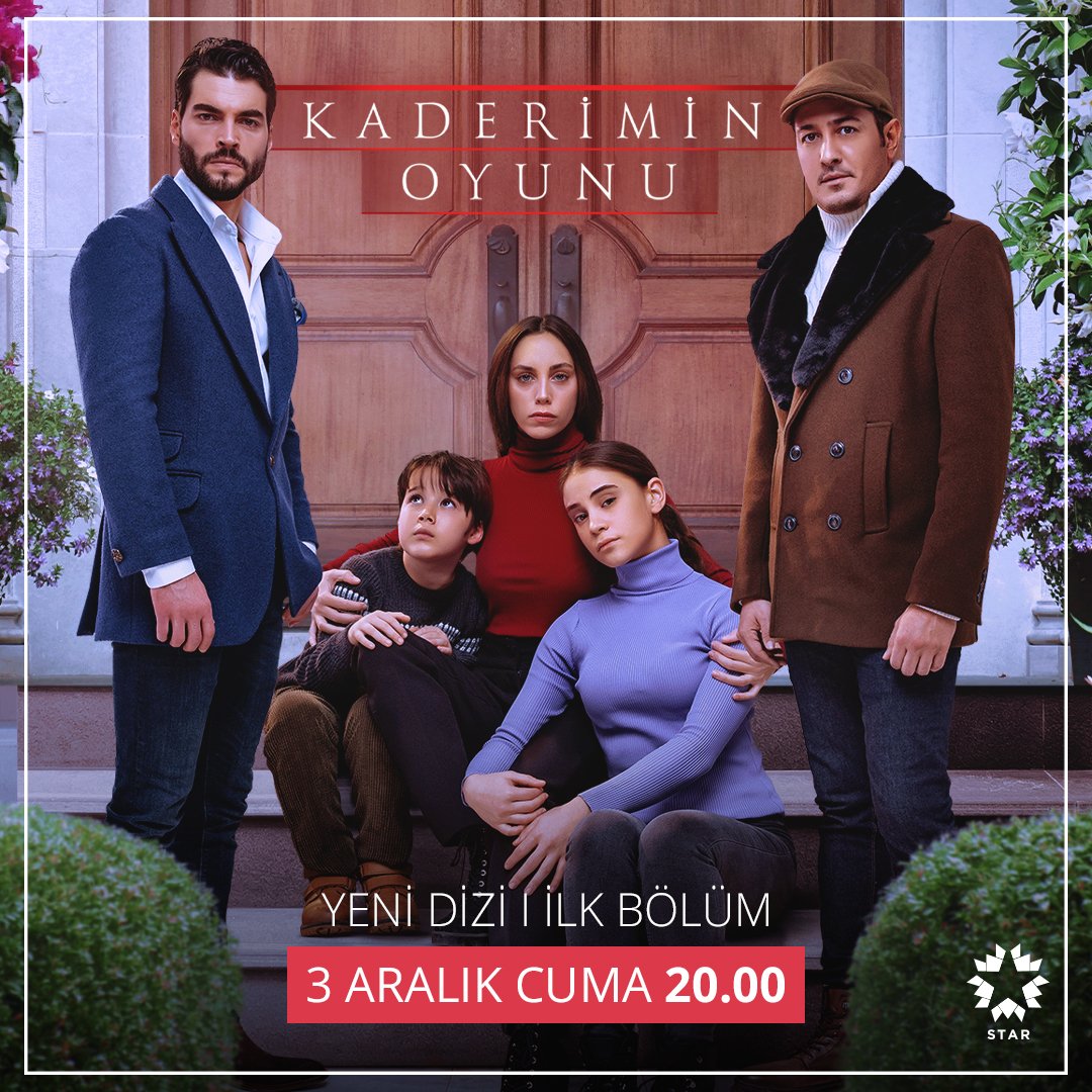 startv's tweet photo. #KaderiminOyunu'nun yayın tarihi belli oldu!

Başrollerini Öykü Karayel, Akın Akınözü ve Sarp Apak’ın paylaştığı Kaderimin Oyunu, ilk bölümüyle 3 Aralık Cuma 20.00'de Star'da başlıyor! @kaderiminoyuntv https://t.co/gd632wZTHt