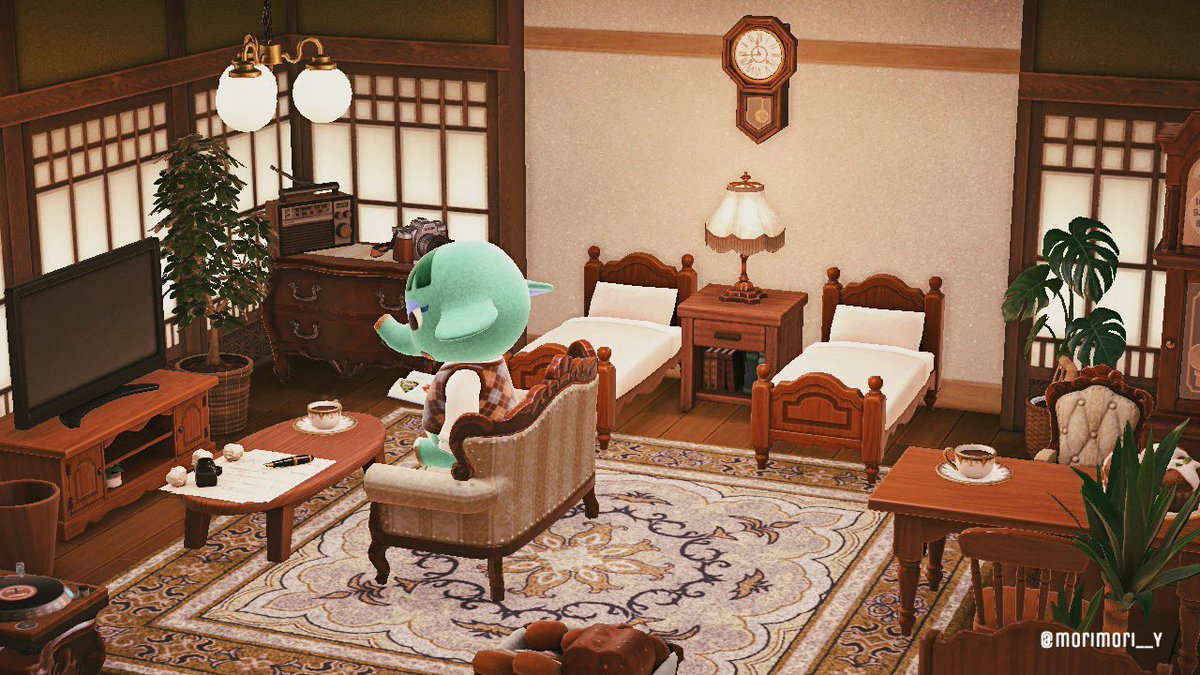 morimori__Y's tweet photo. オパールの安らぎの園🪵🍂
#animalcrossing #ACNH https://t.co/pxsJF306HW