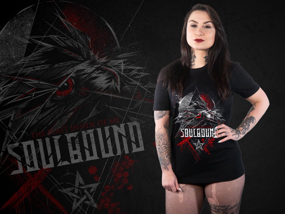 Did you already check out our new Merch on BANDCAMP? #soulbound #fairtrade #tshirt #newmerch #industrialmetal #industrialrock #gothrock