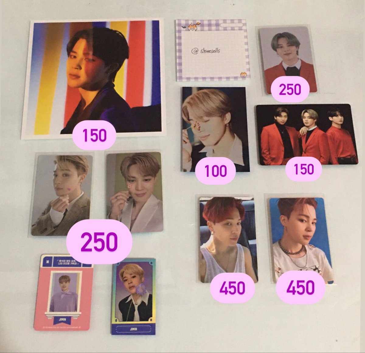 shinesells's tweet photo. #shineonhand | wts lfb ph BTS

❣️ Jimin Set
❣️ sold as SET ONLY
❣️ 1800 (see photo for breakdown) + 20pf + lsf
❣️ with freebies

dop — 48hrs
mop — gcash
mod — jnt

❣️ DM if interested ❣️

tags bts army rm jin suga j-hope jimin taehyung jungkook https://t.co/kQKrXikFNU