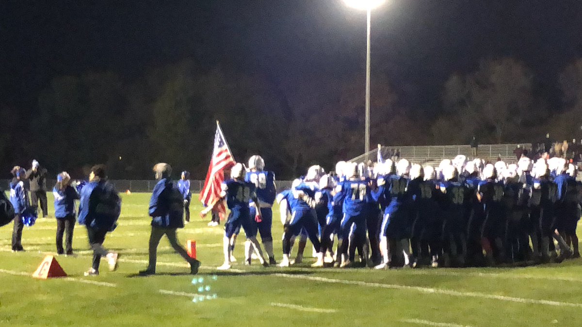 MishawakaMayor's tweet photo. Could not be more proud of the Mishawaka Marian Knights football team. They came far this year &amp; exceeded all expectations thanks in part to great coaching. Came up just short tonight but represented themselves, their school &amp; our city exceptionally well. Proud of my # 20 too! https://t.co/FZNEIi9MBs