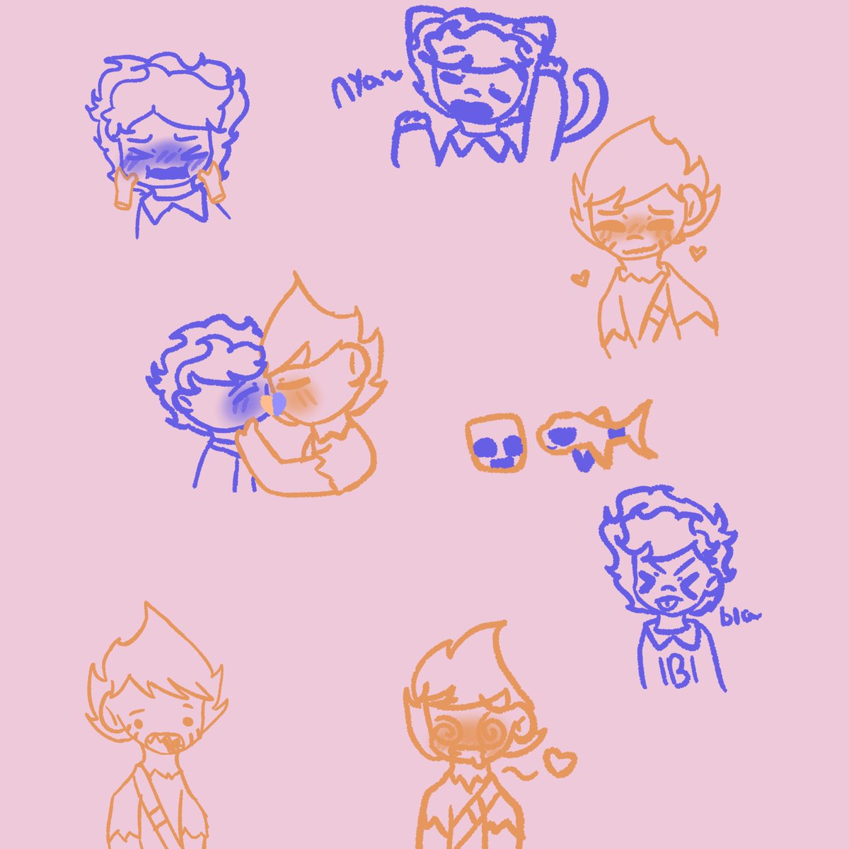 CloudySeaBunny's tweet photo. Doodle #bobandbosip #BobAndBosipMod #AmorAltraFanart https://t.co/MDnmrk3It1