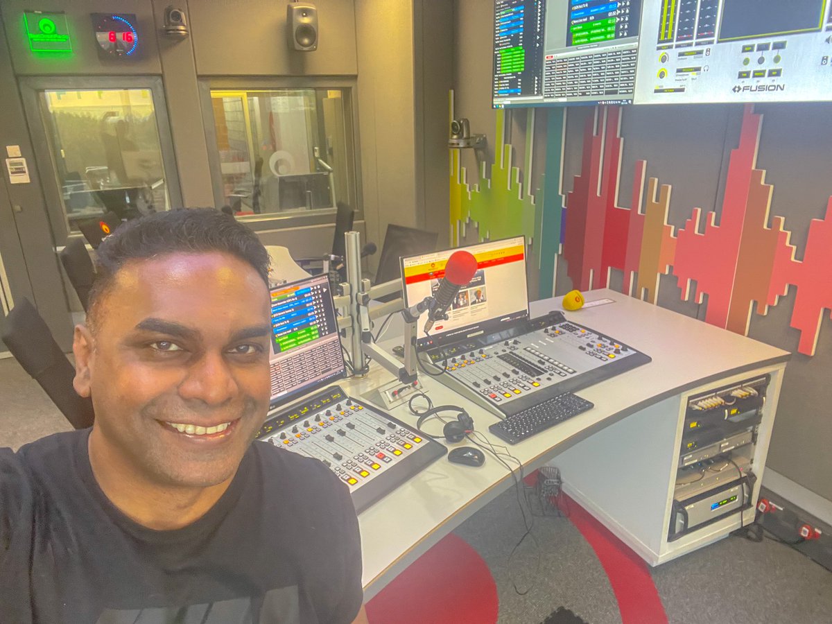 djdeong's tweet photo. Office Duty till 10am. We have some fun games like Name that movie & The Masked Song. Tune in Fam, also today I get to chat to the guys from Top Gear. You don’t want to miss it. #WeekendBreakfastWithDeon https://t.co/icRJEiIMXr