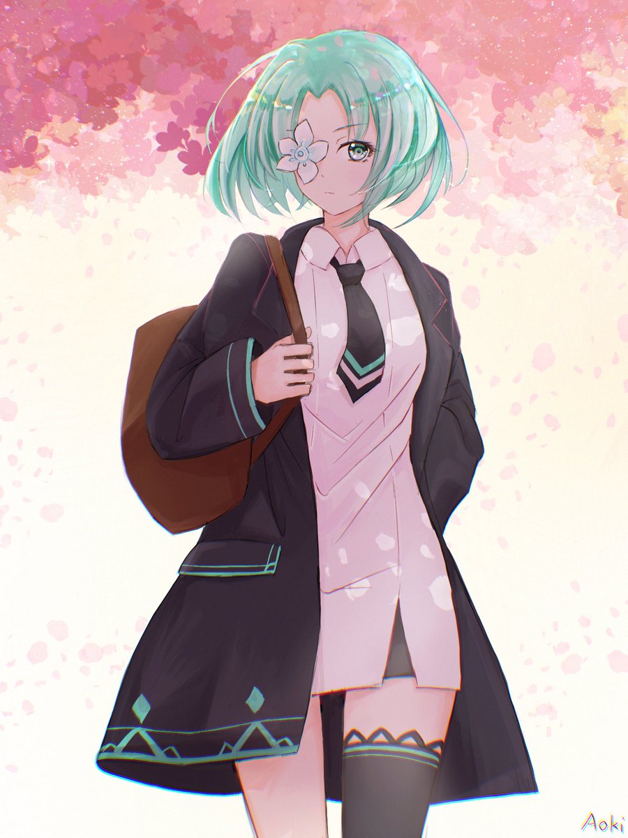 Aoki_saltedfish's tweet photo. 花与咲
#arcaea_art #arcaea #咲弥 https://t.co/kOKVMLKk2p