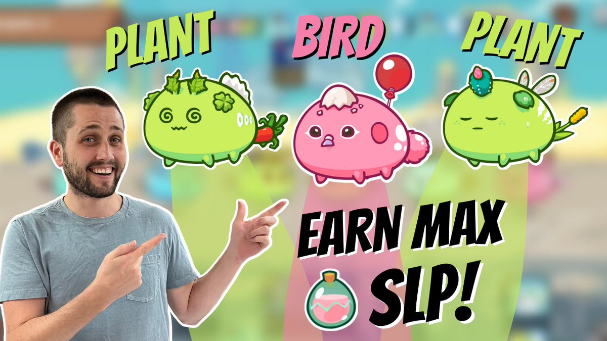 elijahflowers's tweet photo. New @AxieInfinity video featuring @1437_MT8, covering the ever so popular plant plant bird combination! This is one I have used a bunch myself in the arena. Enjoy! ❤️

https://t.co/fkf93sW0aX https://t.co/4nkS6VU3go