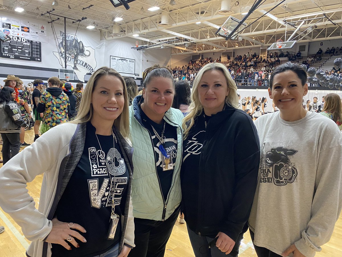 kennedea's tweet photo. For the 5th time this semester a PHS CTE was honored as Favorite Teacher by a Mojo Football player at the Permian pep rally!  I’m so proud to be a part of this department. Go Mojo! ( missing Joey Escalante in the picture)

 #CTESaturnV https://t.co/oxbD3gtgph