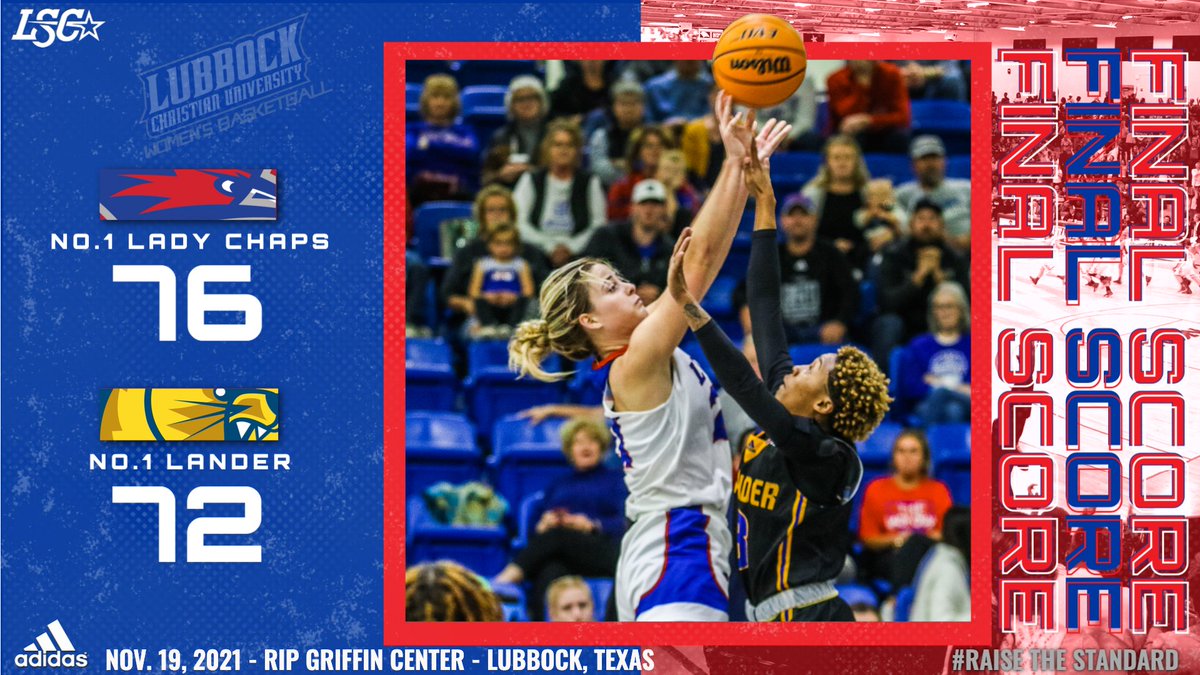 LCUCHAPS's tweet photo. πWBB| #D2WBB
FINAL
1β£Lander 72
1β£@LCUWomensBball 76
π΅ - Down 10 in the 4Qtr, LCU wins the battle of No.1's, to improve to 5-1 this season... Allie Schulte tied a Lady Chap Rip Griffin Center record going 10-of-10 from the line, as LCU was 30-of-31 as a team.
#LCUvsLU
#LSCWBB https://t.co/qbJrPTC1gB