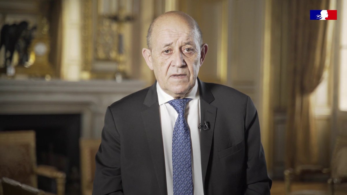 fpcindo's tweet photo. “We have seen multilateralism and its institutions being challenged when it was urgent to strengthen international cooperation and to elaborate a collective response to the health crisis,” stated @JY_LeDrian. #GTH2021 https://t.co/dTHt0HOLOq