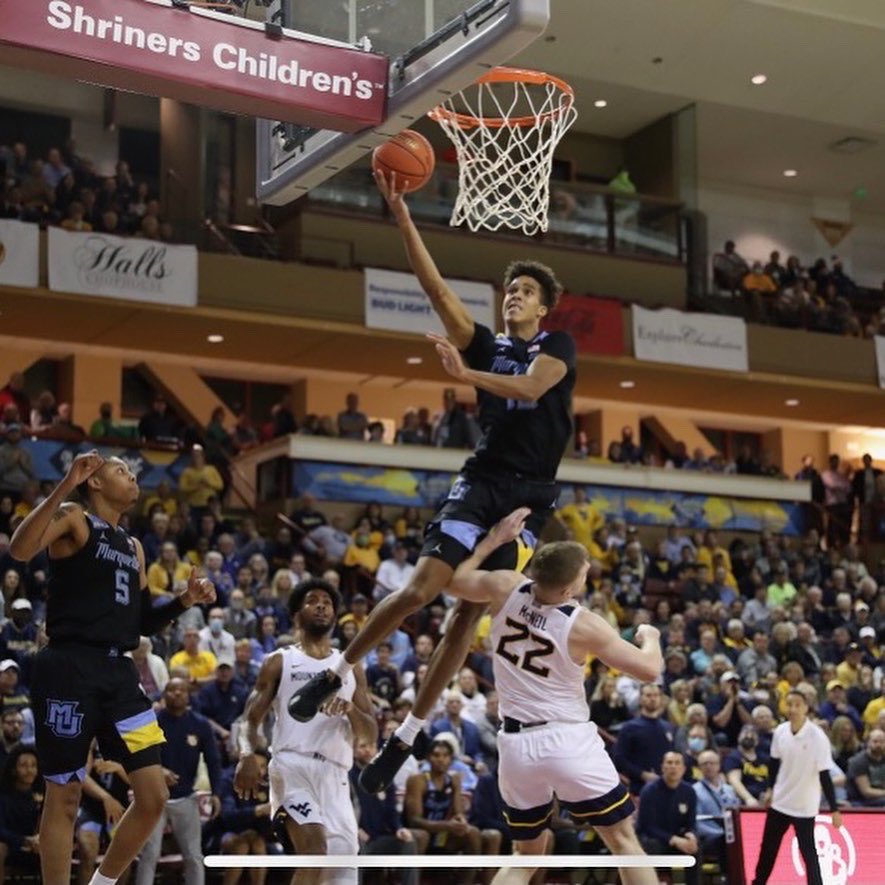 ESPNCharleston's tweet photo. It’s official‼️ Marquette will be playing the Bonnies in the championship game Sunday at 7:30PM 🏆

Game 7: Marquette 82 vs WVU 71 https://t.co/VTMYnHuMWw
