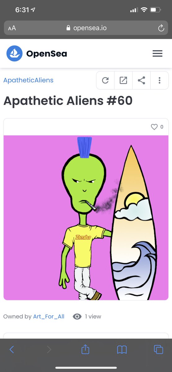 apatheticaliens's tweet photo. @apatheticaliens #opensea #polygon #NFTcollector #NFTartists #apatheticaliens https://t.co/UTjkwzafbL