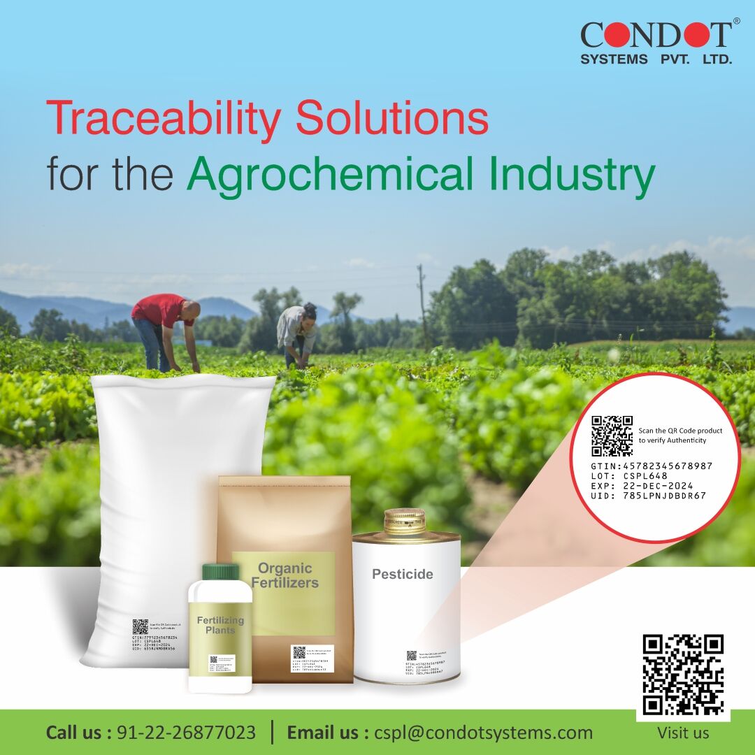 condot_systems's tweet photo. Counterfeiting Agrochemical products is really big challenge to the manufacturers.
Update your production line with GS1 compliant Track & Trace solutions to prevent it.
#condotsystems #GS1 #trackandtrace #traceability #serialization #agrochemicals #agroindustrial #pesticides https://t.co/fiWyH3nRs8