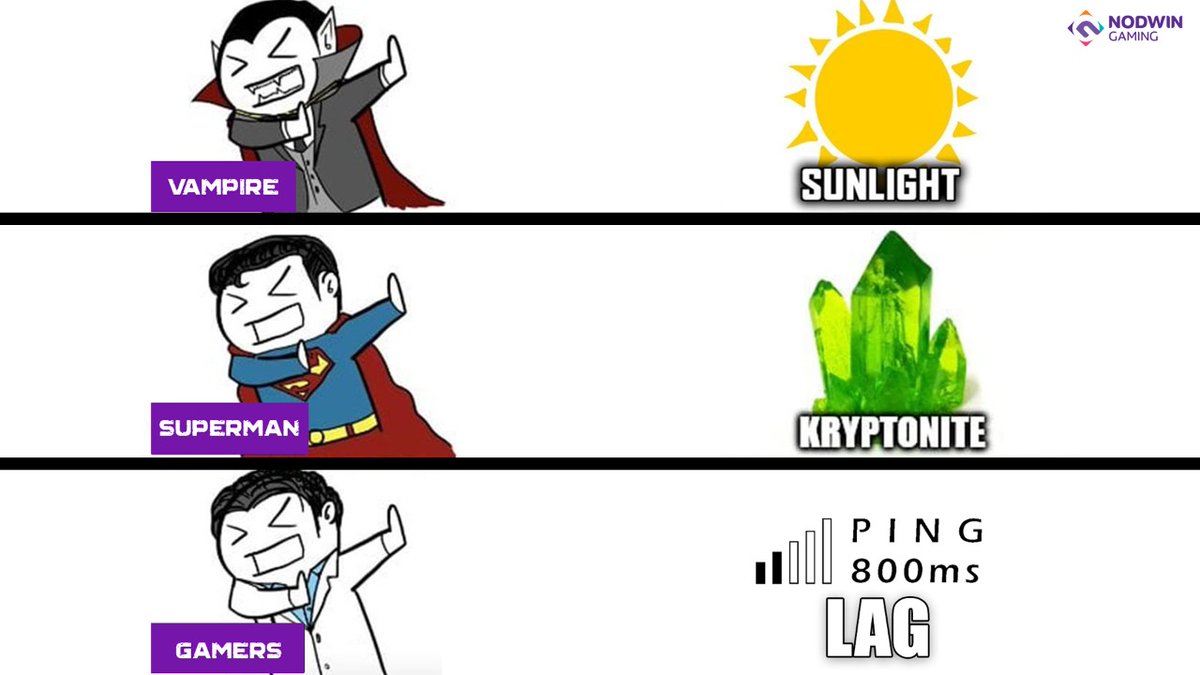 NodwinGaming's tweet image. The 'Gamer' in us always lags behind🙈😆 When the internet plays ping-pong with our gameplay😭 

#gamers #lag #highping #gamersnightmare #esports #weekend