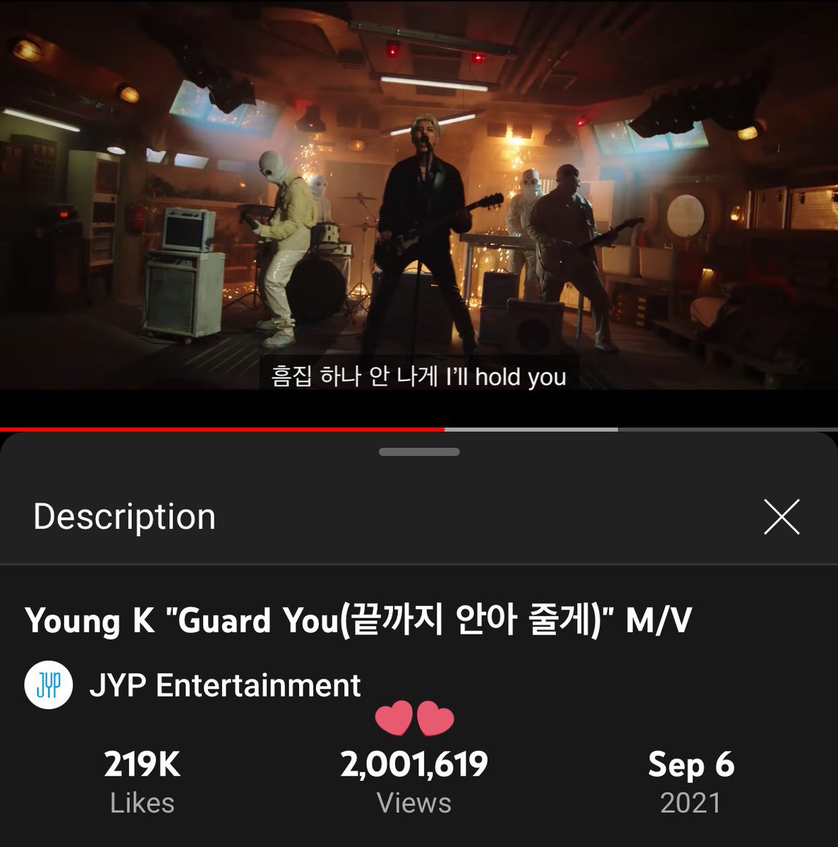 youngkfansth's tweet photo. สวัสดีเที่ยงวันเสาร์กับ ‘Guard You’ ของคุณยองเคที่มียอดผู้เข้าชม MV ถึง 2 ล้านวิวแล้วค่า เย้เย้ 🥳

หากทุกคนคิดถึงคุณทหารคาทูซ่าก็แวะมาฟังกันอีกรอบได้ที่ 🔗https://t.co/AwXGFWKPaj

#DAY6 #YOUNGK #Eternal #GuardYou https://t.co/KP0zgKR8Hf