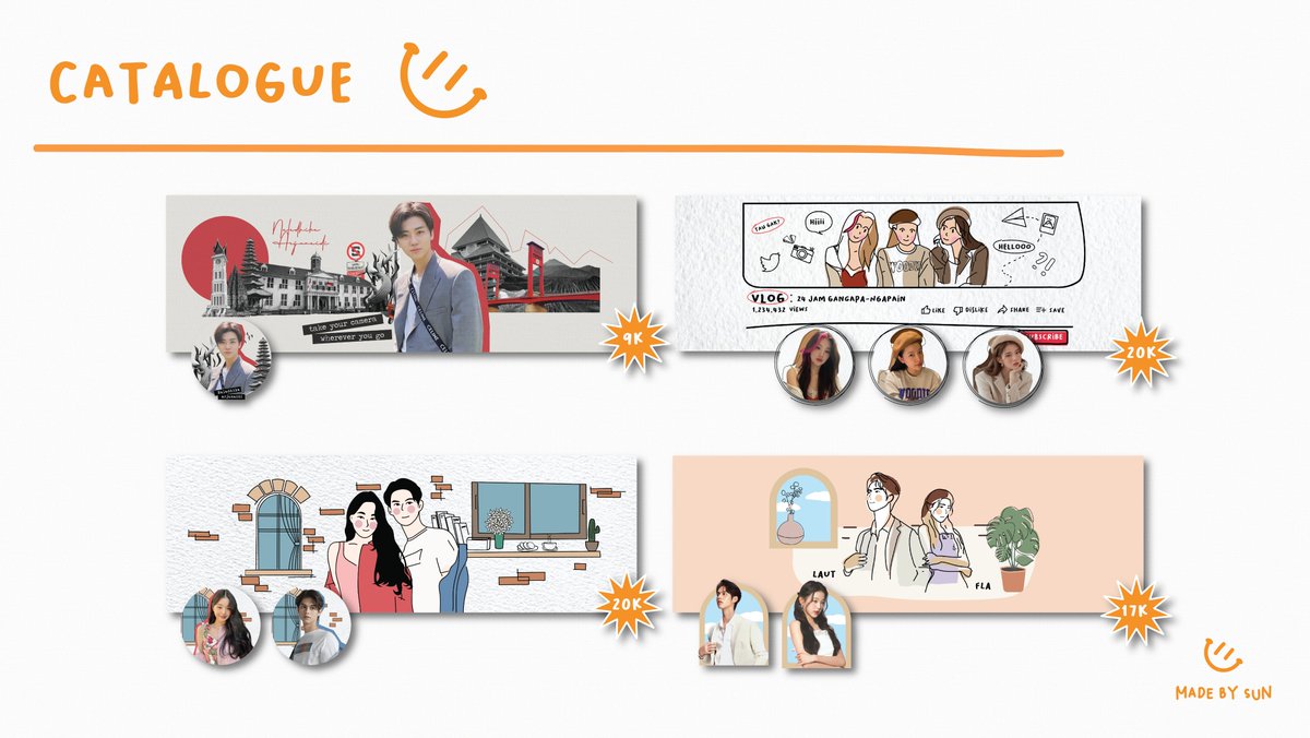 made_by_sun's tweet photo. retweet will be appreciated🌻

hello semua SUN open hari ini jam 2 ya, untuk 7 slot aja:D Yuk yang mau jajan bisa diliat katalognya dulu, oh iya ada free layout selflove untuk setiap pembelian😬

Sekalian ba yang mau mutualan bisa di like ajaa, makasih <3

#zonaba #zonauang️ https://t.co/jVzTDVZgDV