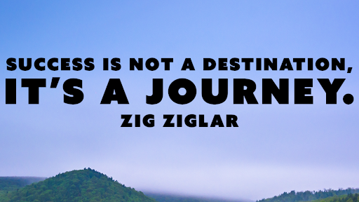 TheZigZiglar's tweet image. "Success is not a destination, it's a journey."-Zig Ziglar
