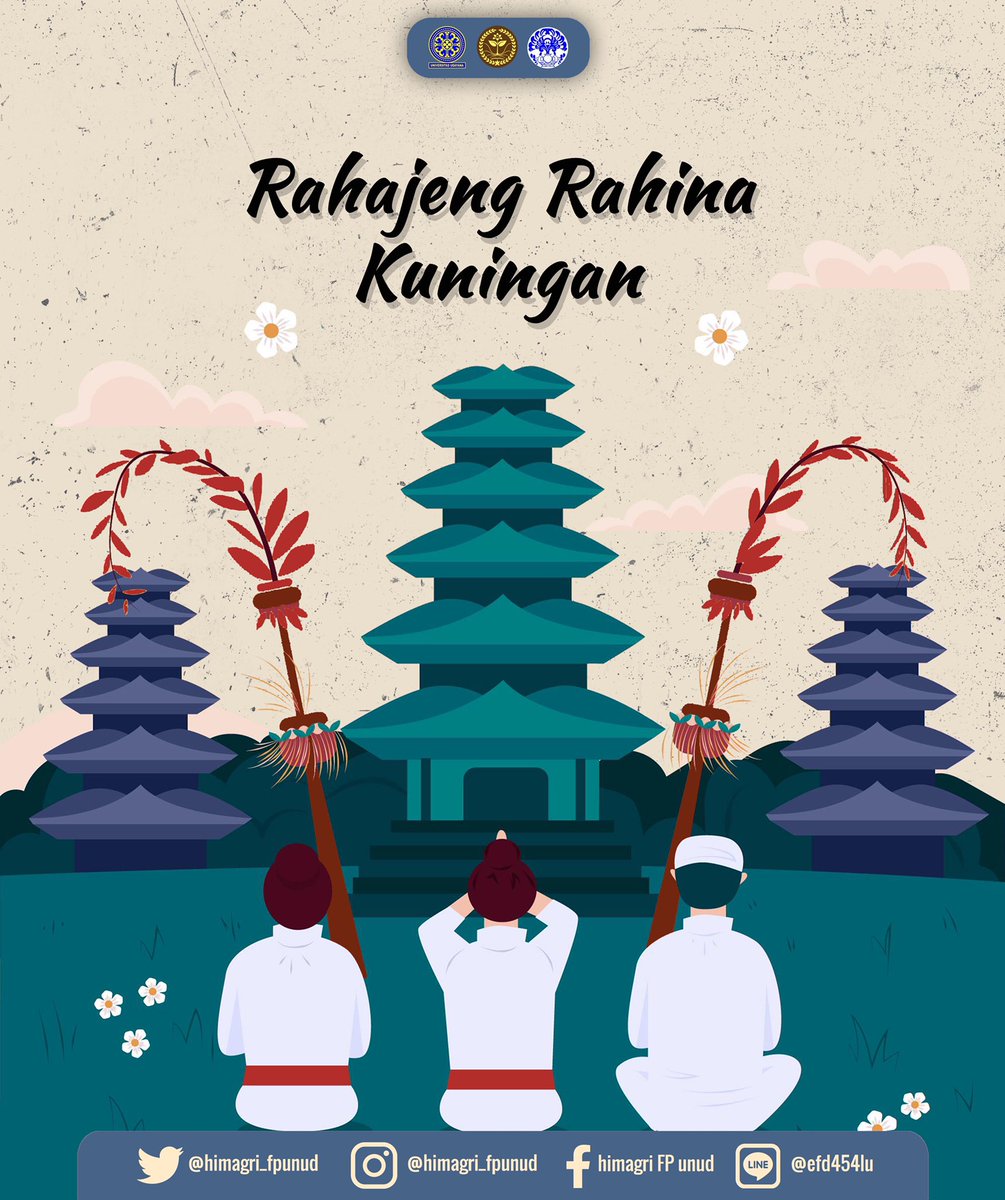 [RAHAJENG RAHINA KUNINGAN]

Selamat hari raya Kuningan bagi umat Hindu yang merayakannya. Semoga selalu didekatkan dengan kebaikan, kebahagiaan, dan kesejahteraan.

SALAM HIMAGRI
HIMAGRI JAYA✊

HIMAGRI 2021
Aspiratif, Progresif, Inovatif