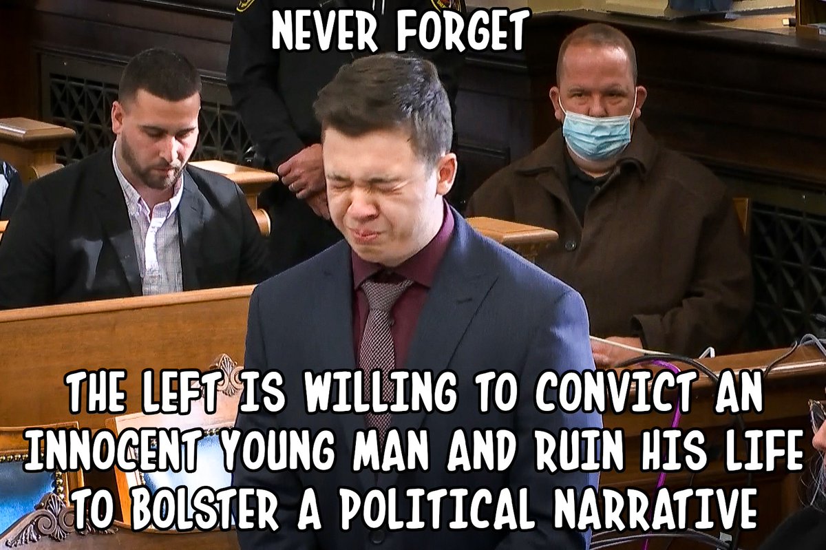 AmericaDefiant's tweet photo. The left is willing to do anything to bolster a political narrative. They are sick, sick people. #kylerittenhouse #standwithkyle #kenosha #innocent #selfdefense https://t.co/8JVkHGZ3iz