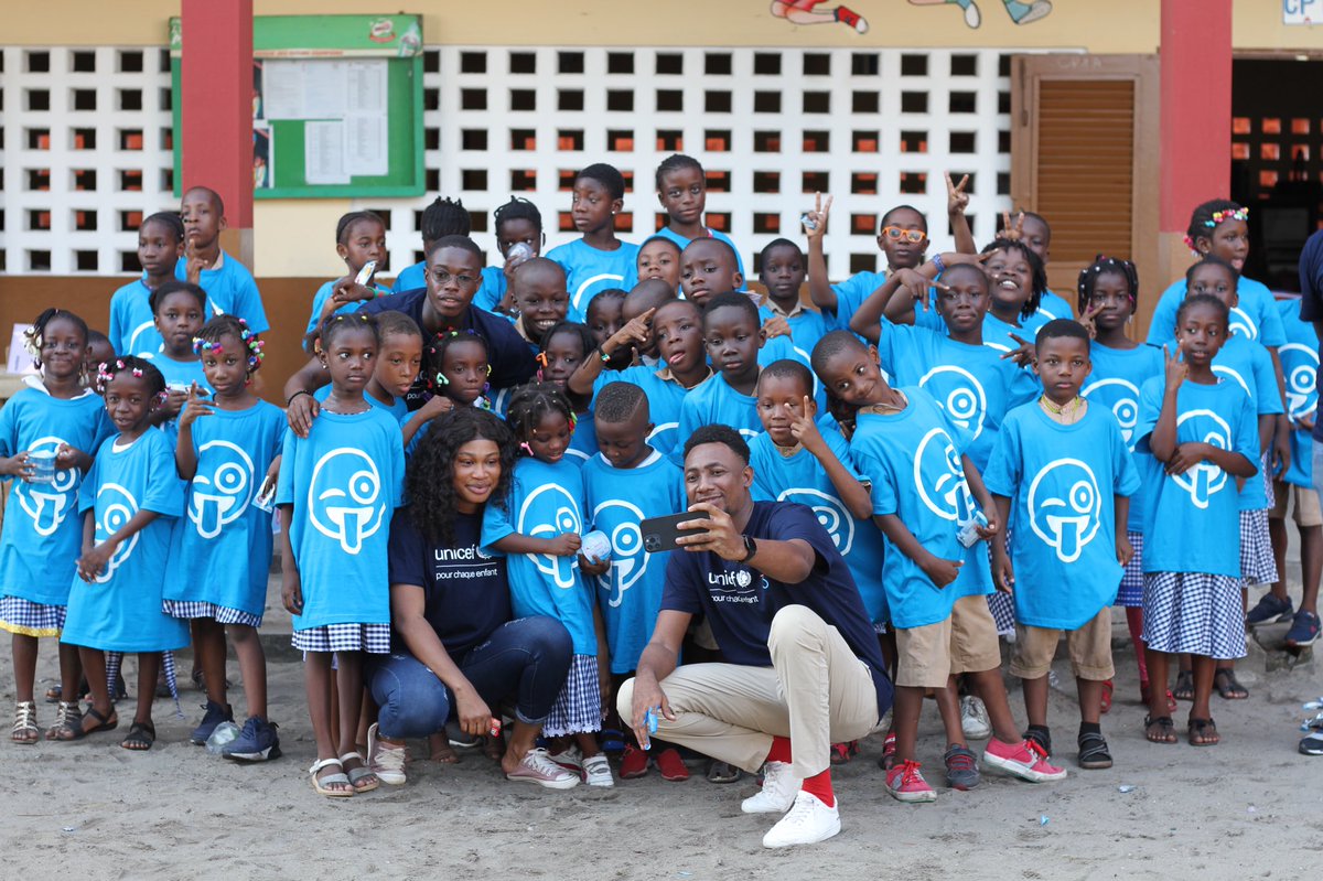 Les enfants ont pris le contrôle de Koumassi au groupe scolaire Bethanie.
Parce qu’ils sont des Leaders de Demain,
Parce que leur voix compte,
Parce que chaque enfant a des droits,
Aujourd’hui, et tous les jours de l’année. 

#JournéeMondialedelEnfance 
@UNICEF_CIV