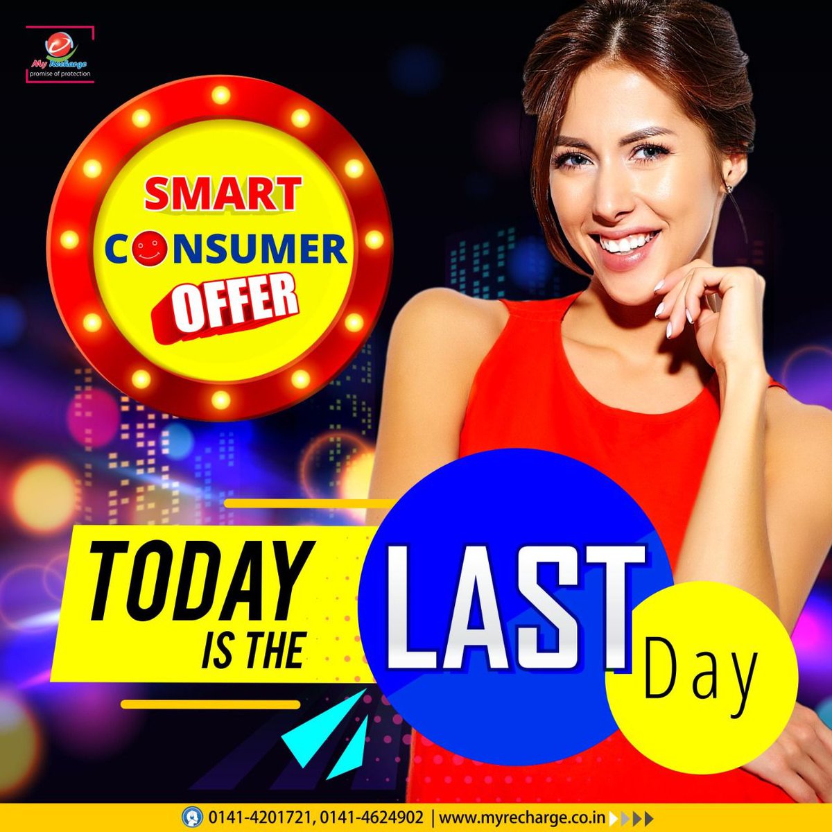 MyRechargep's tweet photo. TODAY IS THE LAST DAY OF SMART CONSUMER OFFER, share with your TEAM https://t.co/yYXgTHg63B