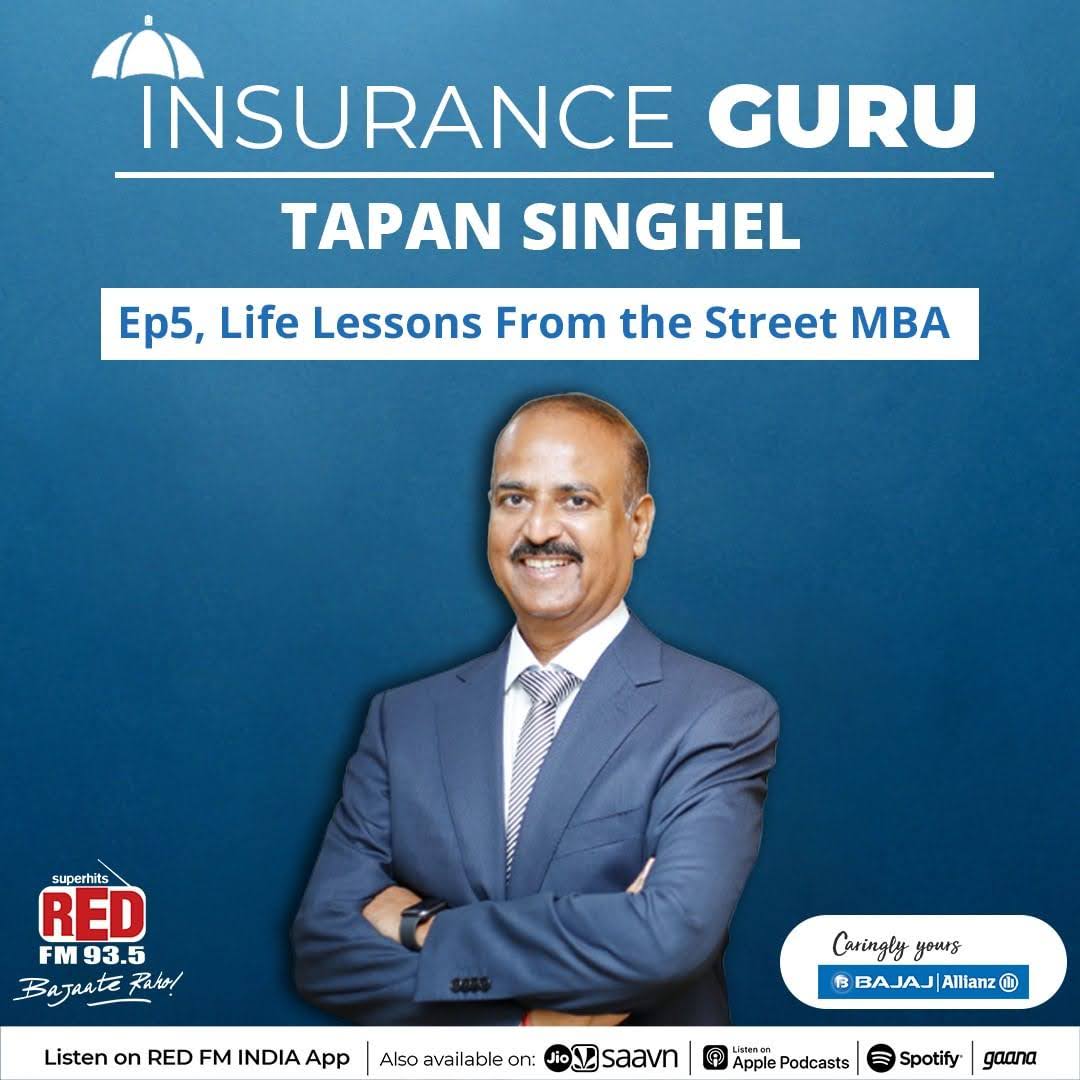 bajajgeneral's tweet image. Tune into Ep5 of '#InsuranceGuru' by @RedFMIndia for an engaging conversation between our MD and CEO, @tapansinghel, @rjmandee, and @RJKabira where Mr. Tapan talks about key life lessons and shares his thoughts on spiritualism.
Link: linktr.ee/InsuranceGuru
#CaringlyYours
