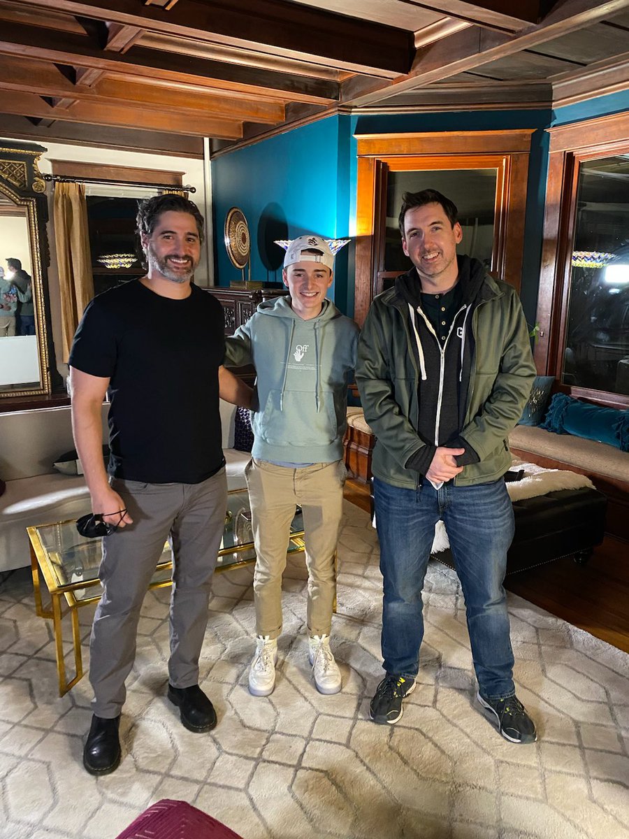 briangramo's tweet photo. This was so stressful for the past few weeks to produce, but never a worry with @LukeConard at the controls! And one helluva way to break in @JeremysLair on his first project with @JoinSuperLeague thx @AndyBabb &amp; @ecuite 

also @noah_schnappe is super nice! #StrangerThings https://t.co/onkXhDInJW