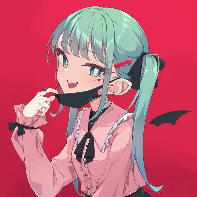 マスクは良い文明だ
#初音ミク 
