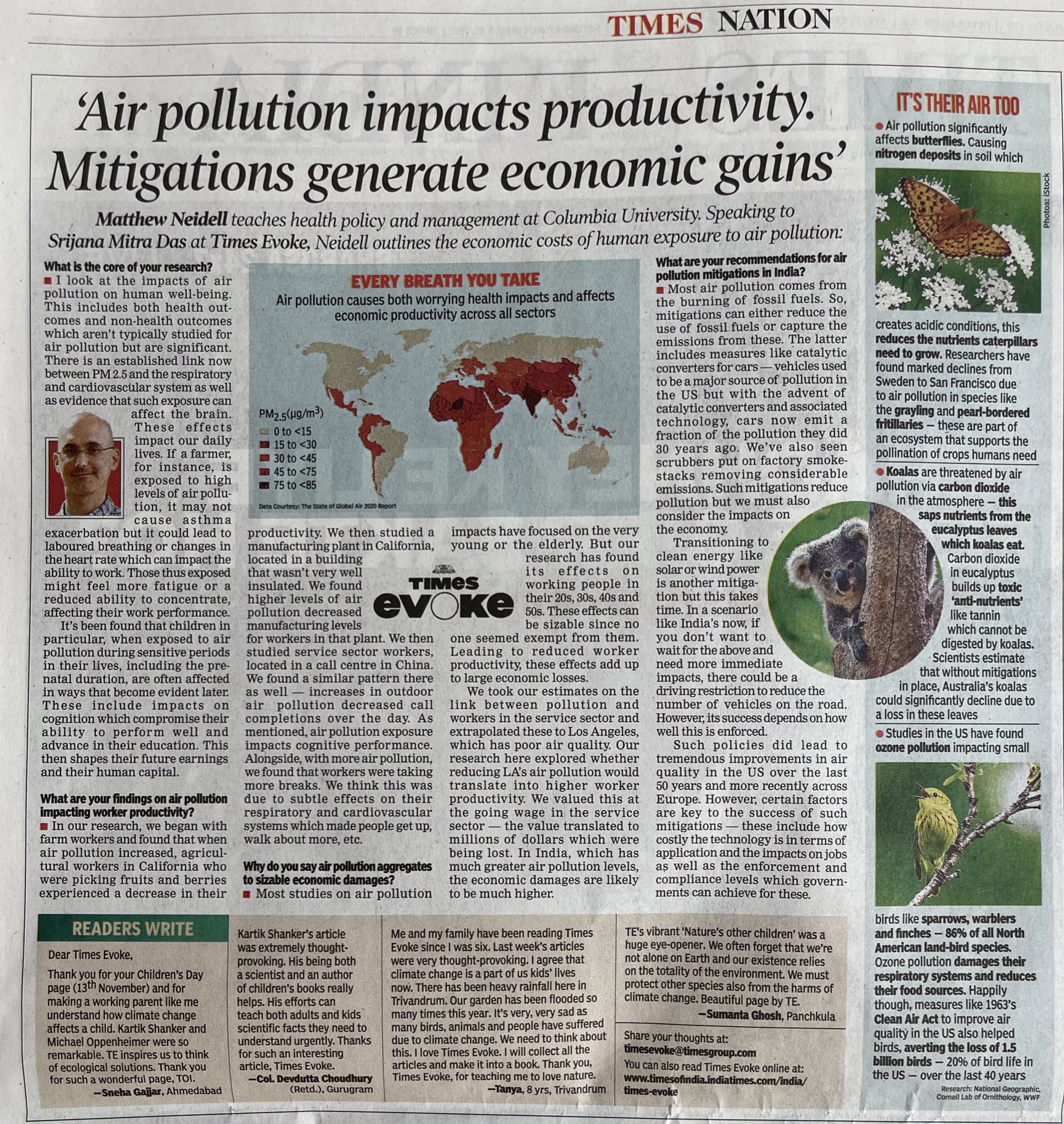Dia Mirza The Economic Costs Of Human Exposure To Airpollution Mustread T Co Mrfremk1pd Twitter