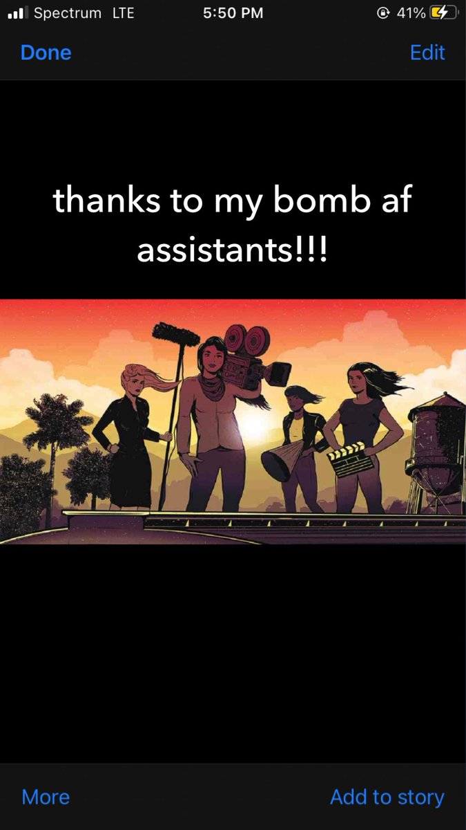 Today was the last with all my PA, all of whom kicked butt! Kat Bonin (IG= katlbff5) was so hard working and calm. Ana Salcedo (IG= ana.does) is new &amp; no one could tell this was her first ever paid gig. Zoee Thomsonn (IG= zozorabbitt). What a PD and overall crew member QUEEN!