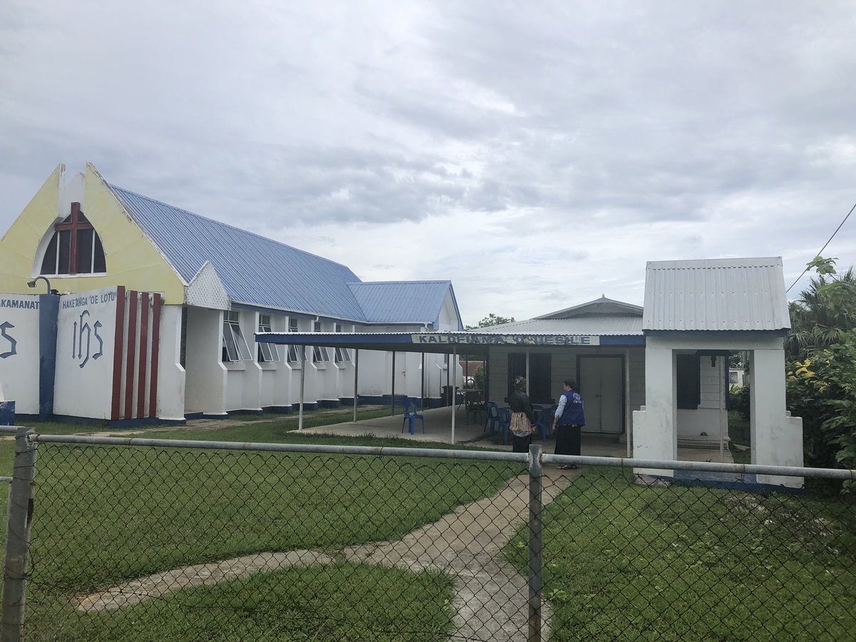 sifa_lynette's tweet photo. “Halls are built for multi-purpose use, most lack resources and features suitable for sheltering. Mapping EVC centers record their real statuses,” community leader. IOM enumerators and NEMO collaborate effort to survey EVC in Tongatapu. 🇹🇴 @IDMC_Geneva @EUPasifika @DDisplacement https://t.co/nMFCexwxoC