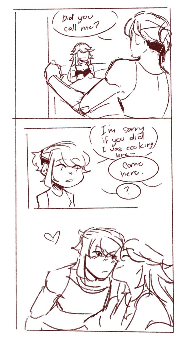 mkay_draws's tweet photo. Yae has abandonment issues and sara finds its rude to leave without permission #yaesara https://t.co/exGr2IH5qL
