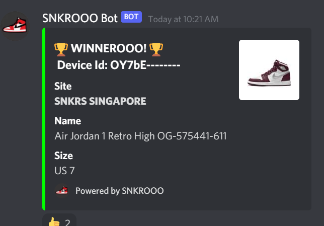#userwins #snkrooo #botgrind #stillhere #sneakerbot