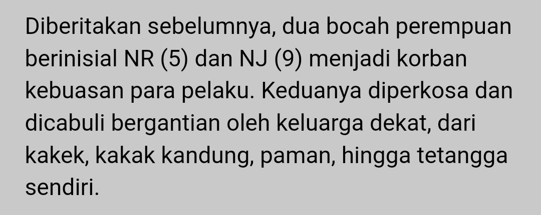 Niatnya mau santai, tapi pas baca berita di media online kok bikin heran dan kesell!

Kok satu keluarga gak ada hati nuraninya gitu, sampai ngelakuin hal bejat kayak gini 😠