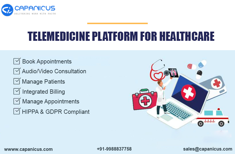 Capanicus's tweet photo. We provide telemedicine application development for Web, IOS & Android with features, including real-time video consultation, screen sharing and HIPAA-compliant telemedicine app for medical record storage.
#MobileApp #appdevelopment #technology #softwarecompany #WebRTCSoftware https://t.co/T2RNA2xCFL