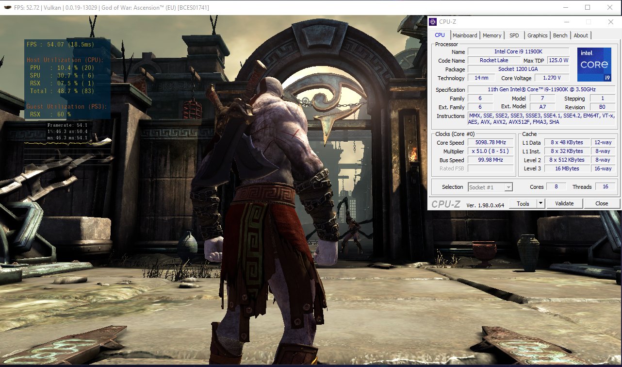 Rpcs3 on twitter some people have been asking about the performance