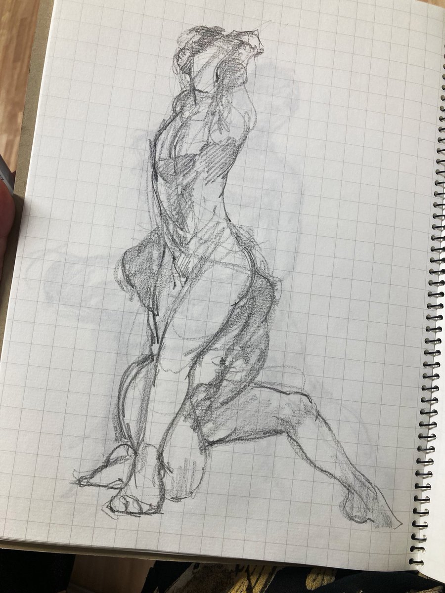 ✏️クロッキー楽しい(5min) 