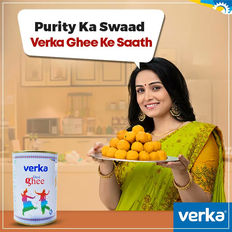 Verka_Coop's tweet photo. Use Verka Ghee and enjoy the taste of Purity in all your food!
Share your stories with us using #MyVerkaMyStory  

#verka #verkaghee #desighee #desigheesweets #ghee #Gheesweets #Gheelicious #purity #pure #PureQuality #health #healthyfood #tasteofpurity #healthylifestyle https://t.co/fscFPr9jp1